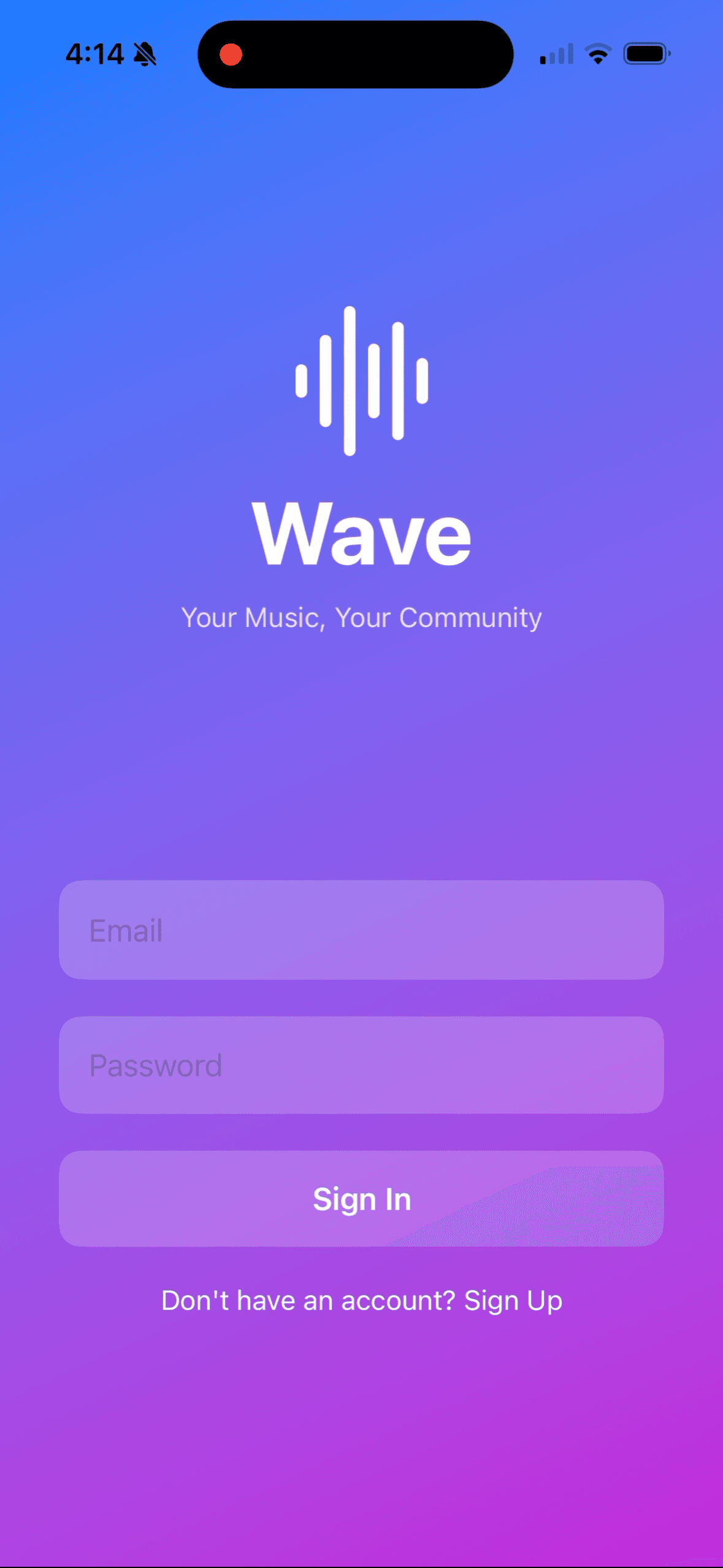 Wave - Music Social App preview